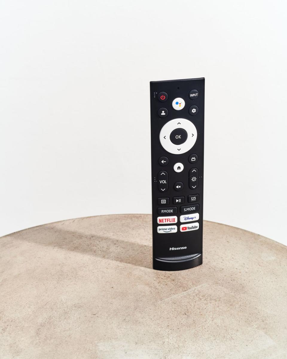 a black remote control
