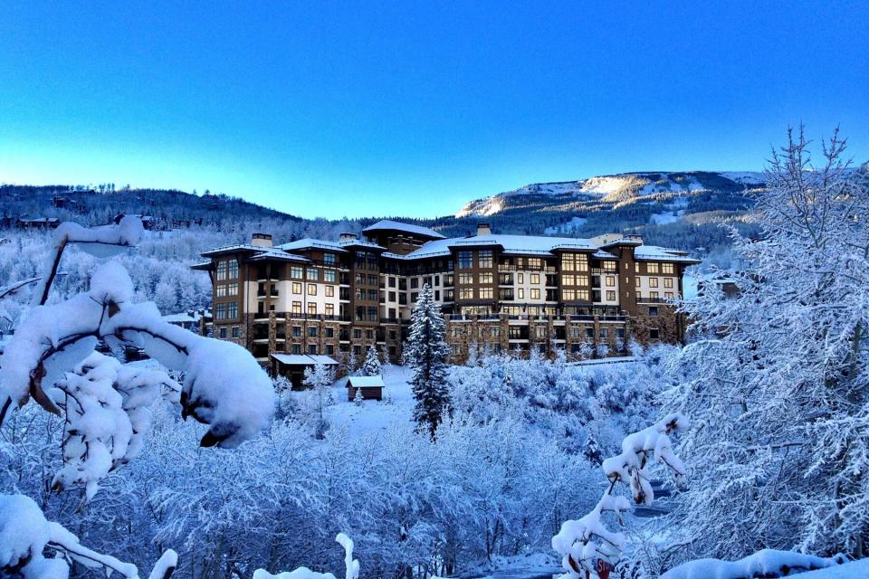 Exterior winter view of Viceroy Snowmass