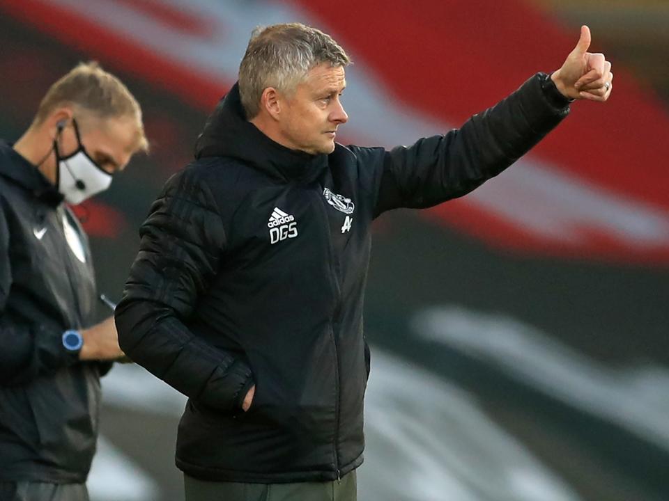 Manchester United manager Ole Gunnar Solskjaer (POOL/AFP via Getty Images)