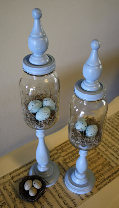 Spring Mason Jar Holders 