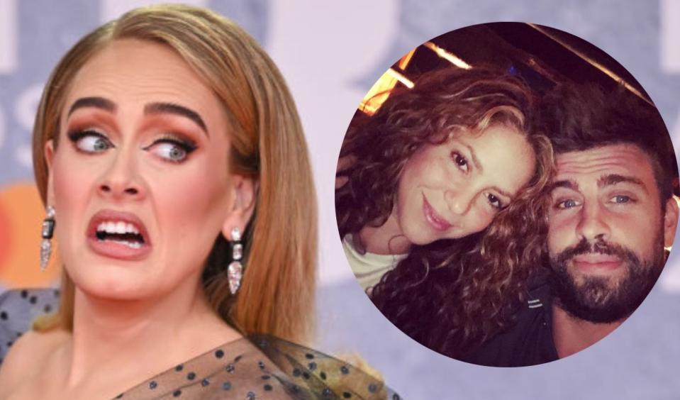 Adele dá opinião sobre separação de Shakira e Piqué - Reprodução, Instagram/ Getty Images