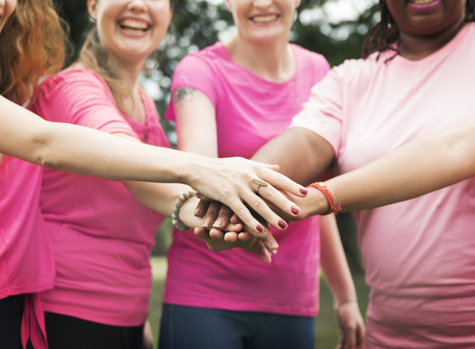 Women fighting breast cancer