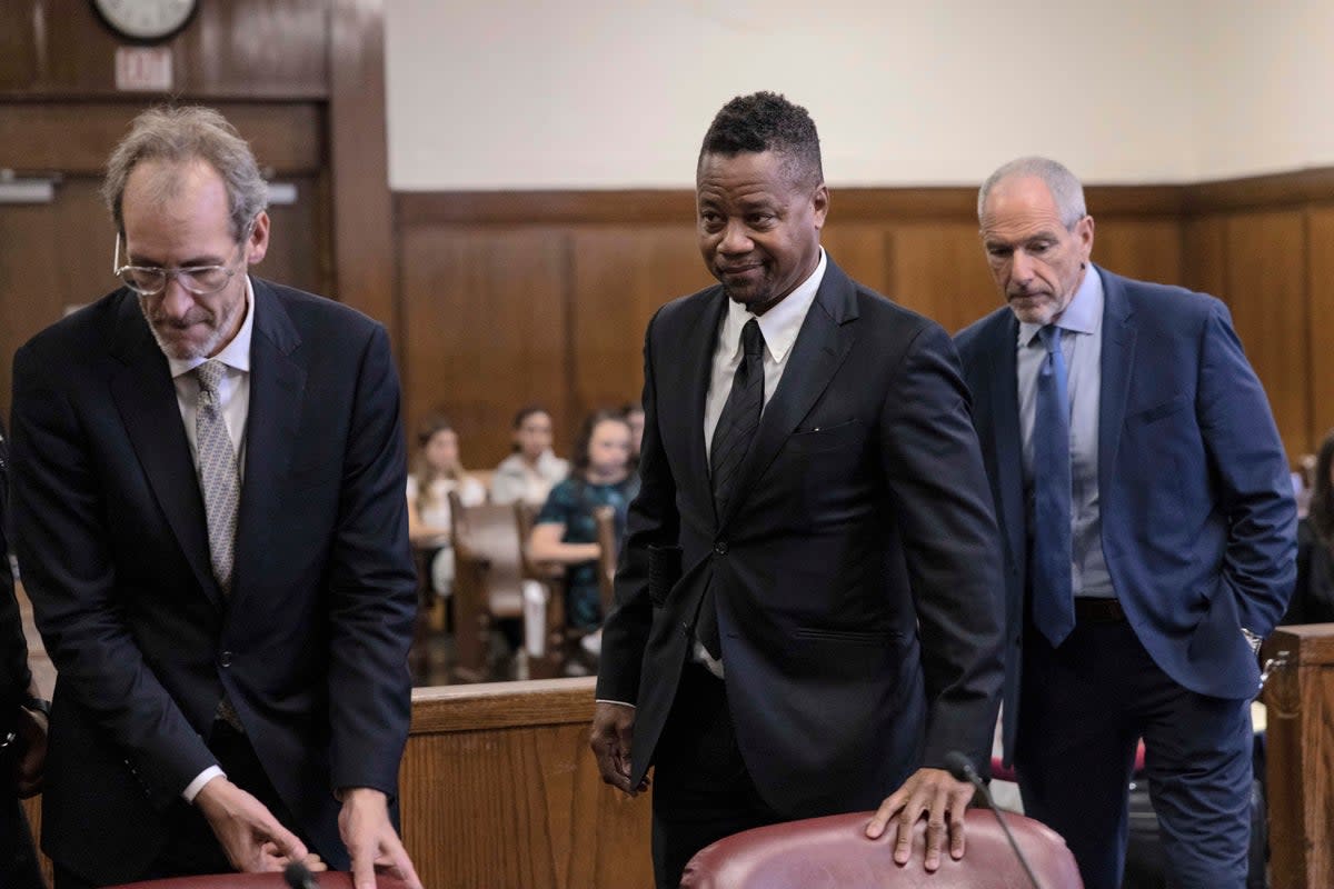 The lawsuit described Gooding Jr as ‘a relevant actor who has fallen from grace due to several sexual assault lawsuits’ (Copyright 2022 The Associated Press. All rights reserved)