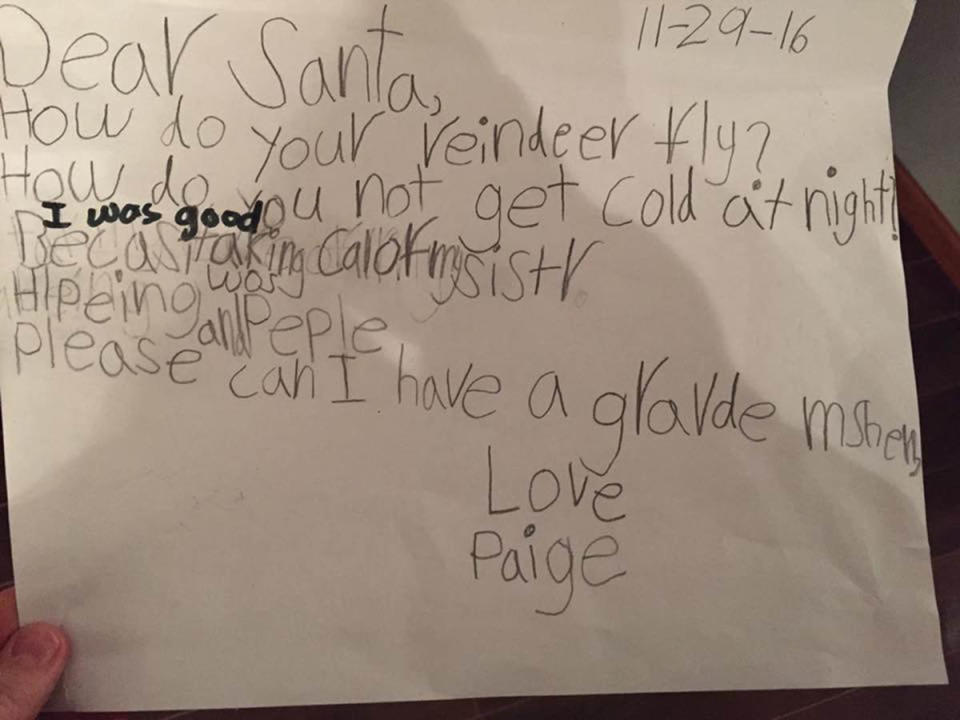 My 6-year-old asked Santa for a gravity machine. She explained that it is a giant force field and when you step in it, you can float all over. I may need to call NASA?