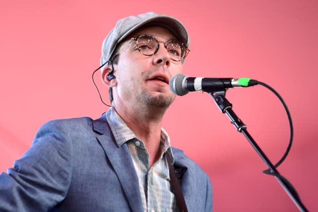 Justin Townes Earle onstage in 2017. The late songwriter is the subject of a song by Jason Isbell that Earle's widow has since criticized. - Credit: Matt Winkelmeyer/Getty Images