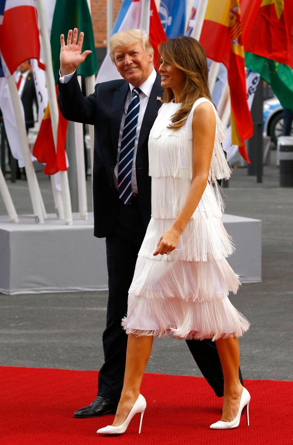 Melania channels 20's style for G20 Summit