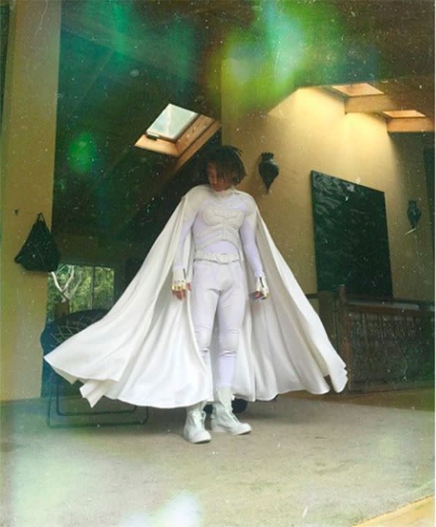 Is it a bird? A plane? Nope, it's just Jaden Smith.