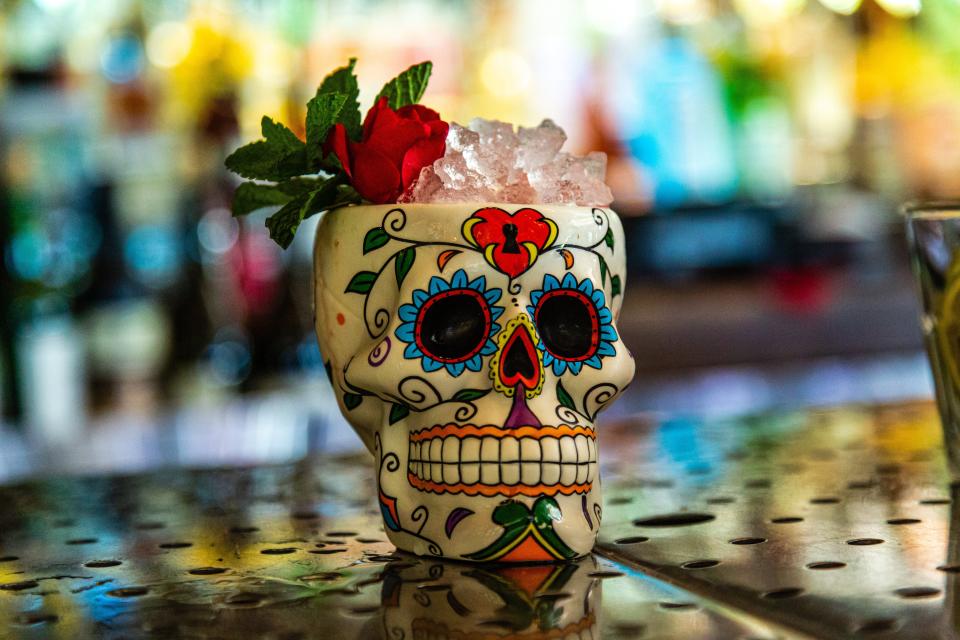 When it comes to decor, every day is Day of the Dead at Calaveras Cantina, which has two locations in the county.