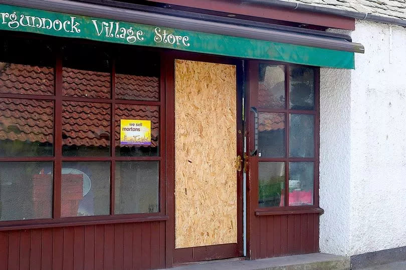 A fire closed Gargunnock Village Store almost three years ago -Credit:Stirling Observer