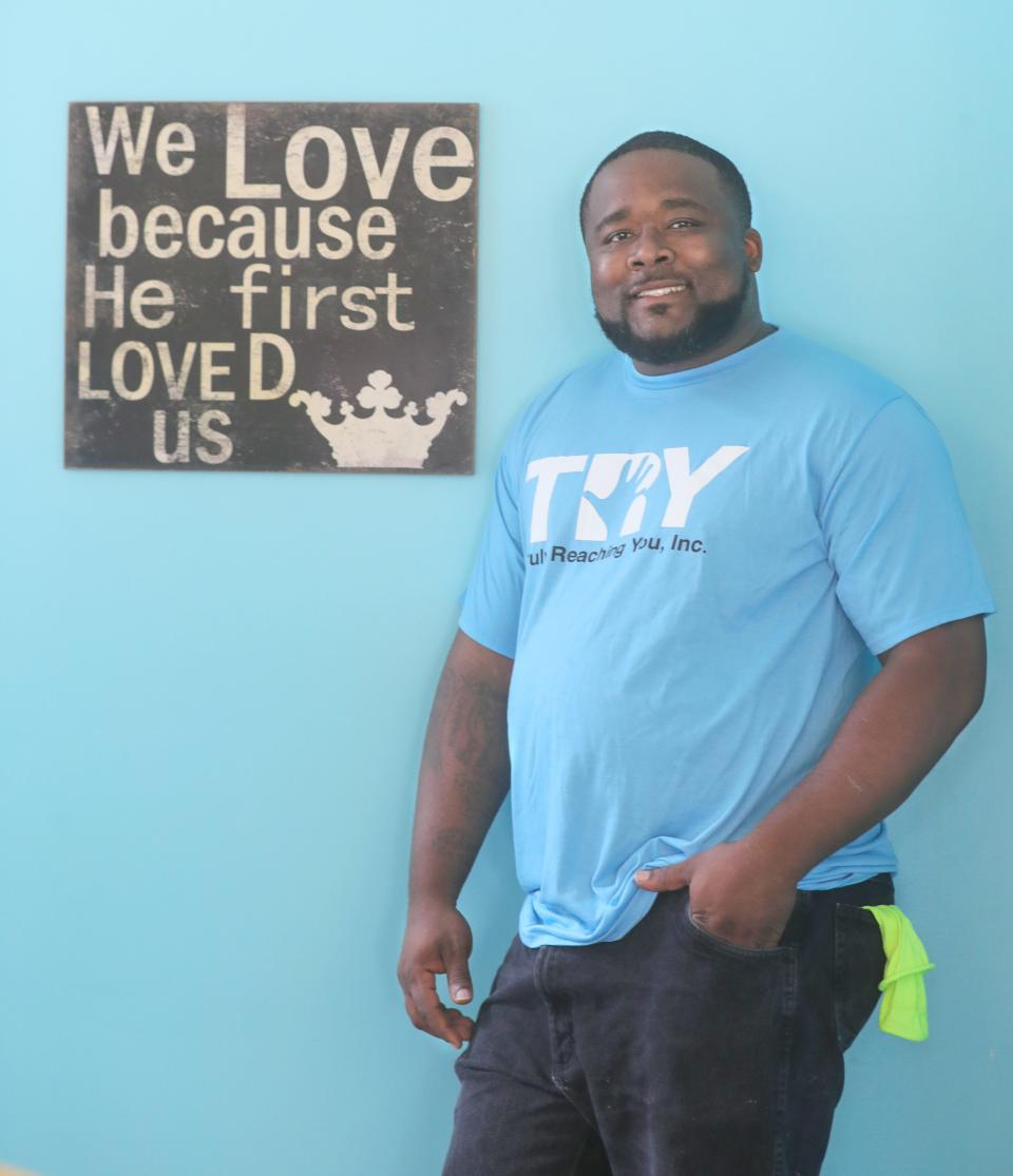 Edrick Mayfield has turned his life around after spending nearly 17 years in prison and now serves as a supervisor and mentor at Truly Reaching You in Akron, a program that helps people transitioning out of prison back into society.