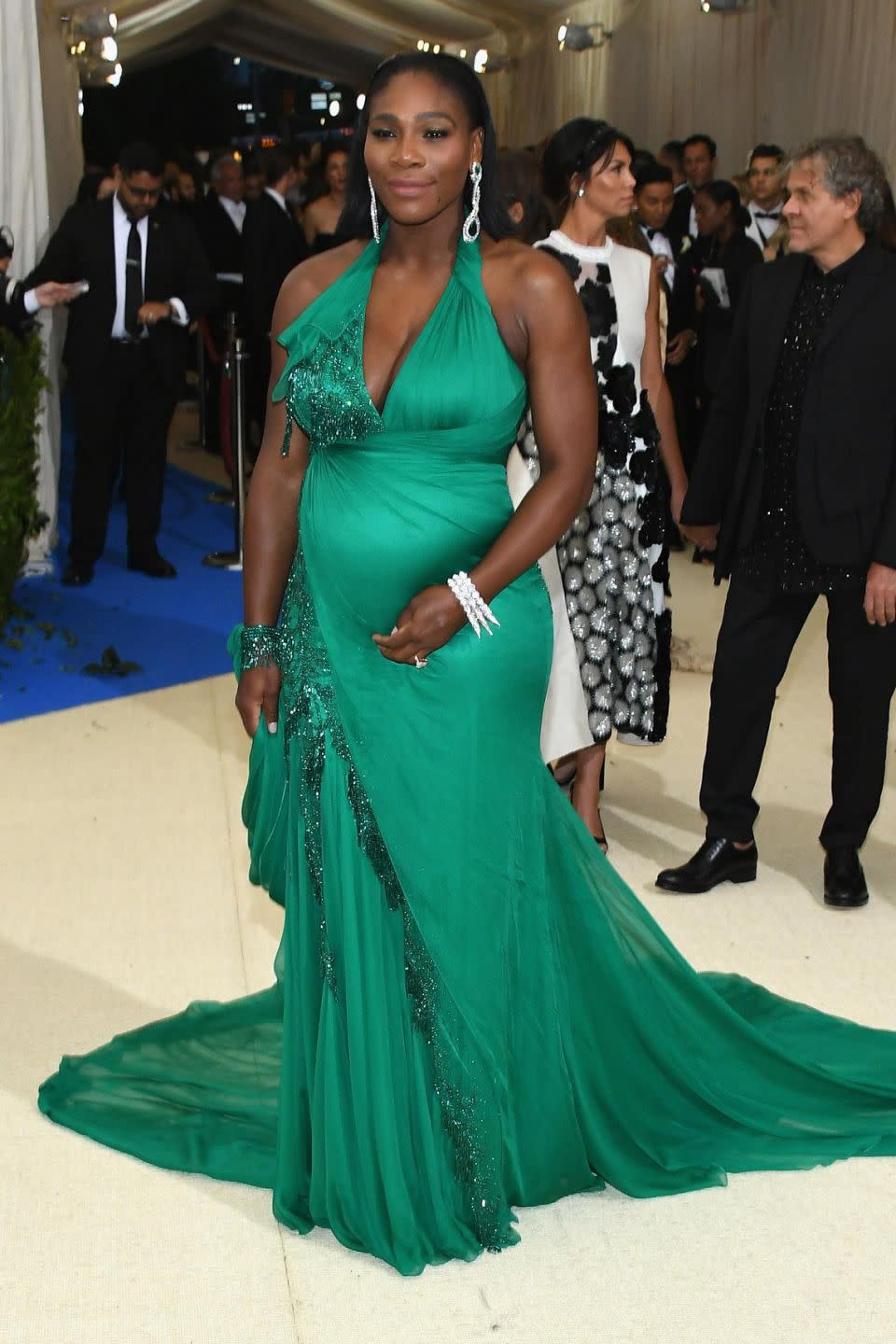 Serena Williams has caused a stir over comments about giving birth. Photo: Getty Images