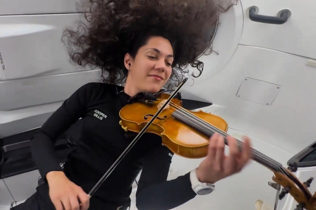 SpaceX engineer Sarah Gills played the first violin solo in space during the Polaris Dawn mission. Polaris/X