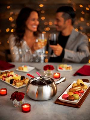 The four-course Valentine's special at Melting Pot in Brookfield includes a chocolate fondue and cheese fondue.