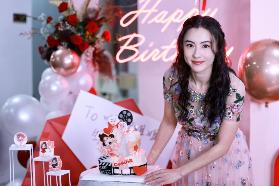 SHANGHAI, CHINA - MAY 24: Actress Cecilia Cheung attends her 41st birthday party on May 24, 2021 in Shanghai, China. (Photo by VCG/VCG via Getty Images)