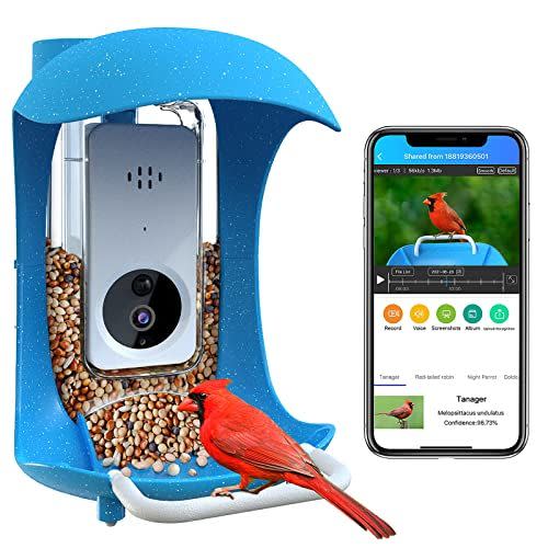 11) JOW Smart Bird Feeder Camera