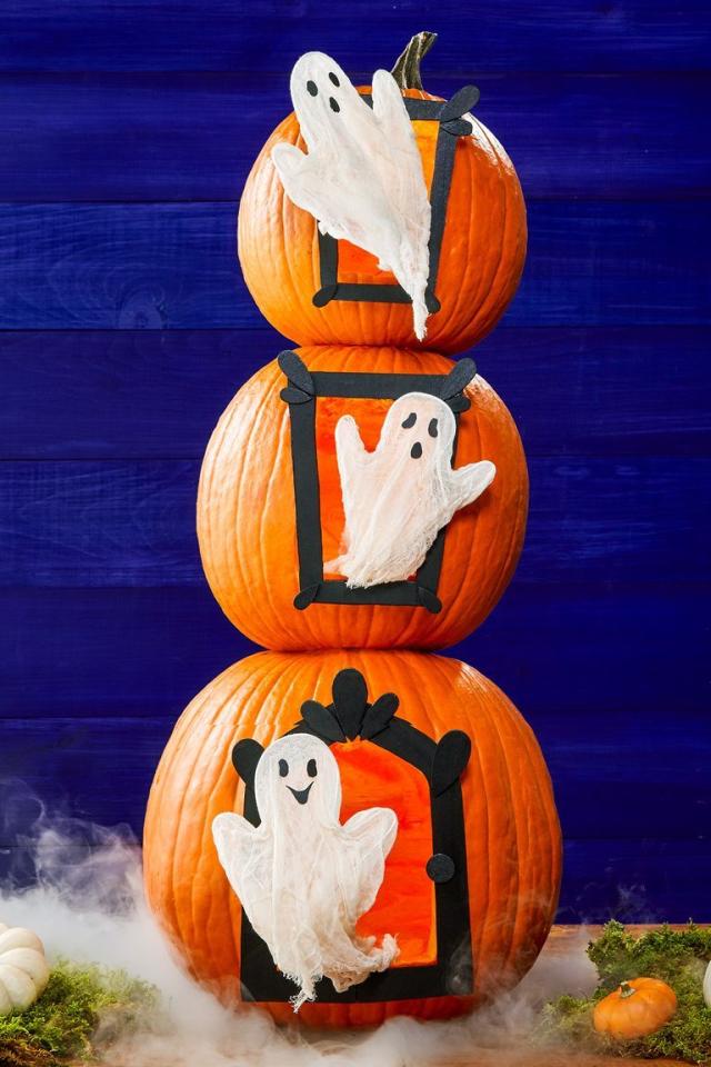 Owls Stickers - Felt Halloween Black & Orange Peel & Stick Adhesive - 8 Pieces