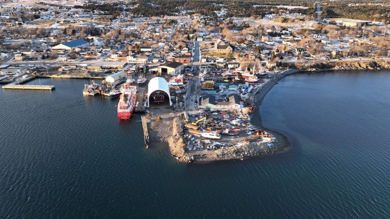 A judge has approved the sale of the Harbour Grace shipyard to Blaine Sullivan, a well-known fishing industry leader in Newfoundland and Labrador. (Katie Breen/CBC - image credit)