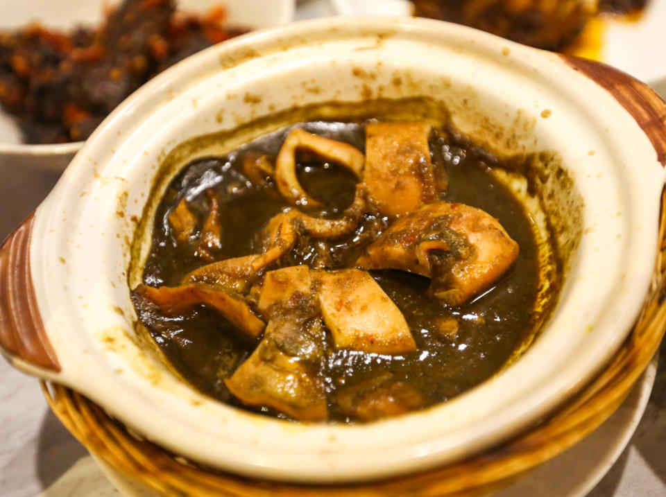 putra minang - sotong masak hitam