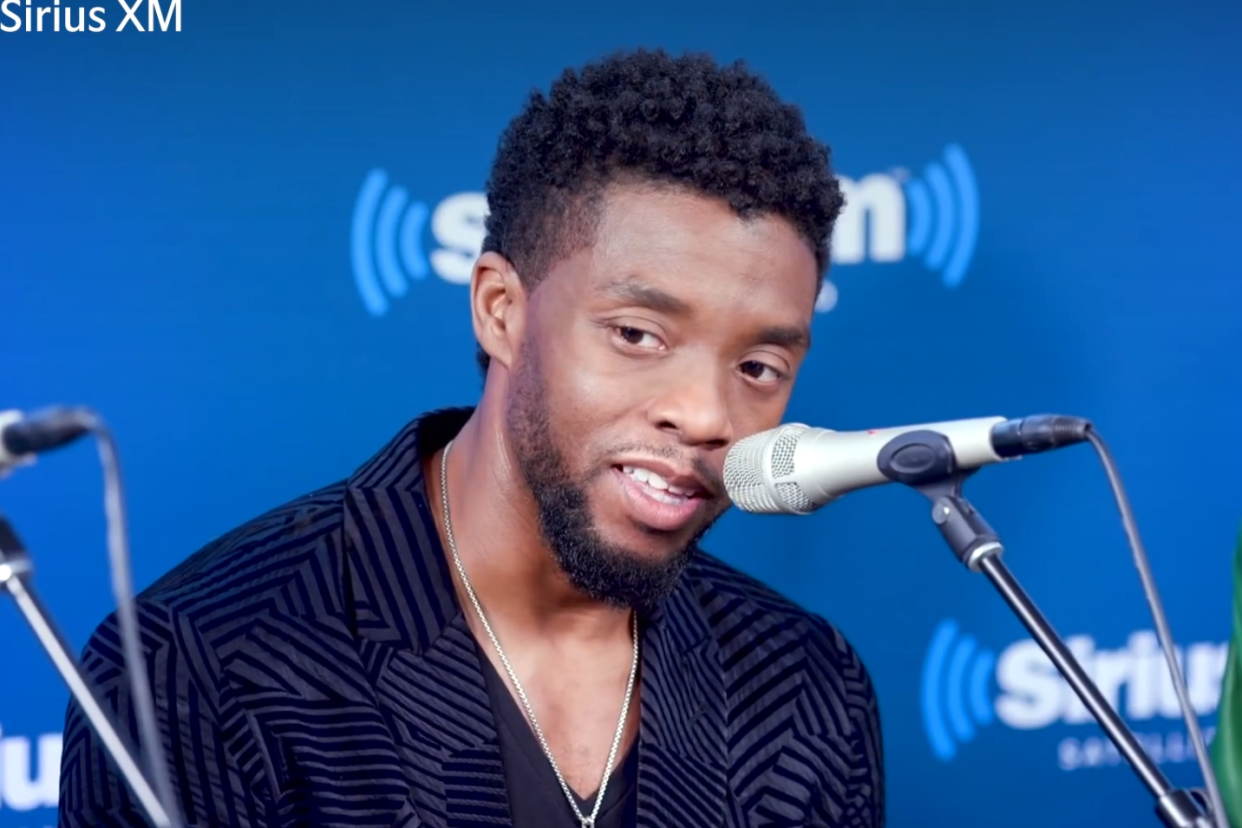 Chadwick Boseman became emotional discussing the impact of Black Panther on two boys who had terminal cancer: Sirius FM