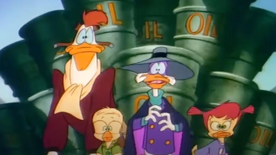 the Darkwing Duck crew