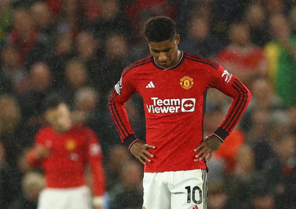 Marcus Rashford has struggled for form all season (Reuters)