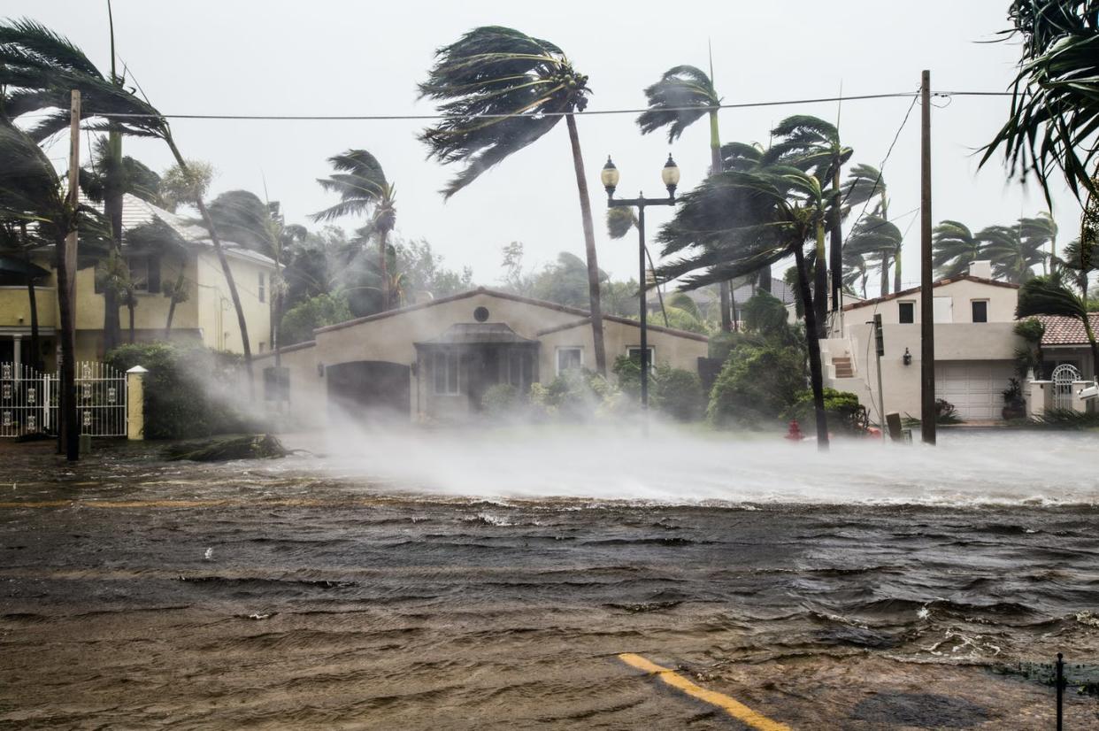 <span class="caption">Floods as a result of Hurricane Irma in Fort Lauderdale. </span> <span class="attribution"><a class="link " href="https://www.shutterstock.com/image-photo/flooded-street-after-catastrophic-hurricane-irma-1256683174" rel="nofollow noopener" target="_blank" data-ylk="slk:Shutterstock.com/FotoKina;elm:context_link;itc:0;sec:content-canvas">Shutterstock.com/FotoKina</a></span>