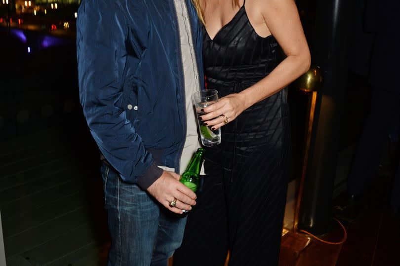 Noel Gallagher and Sara MacDonald at the Mondrian Hotel in London in 2014.