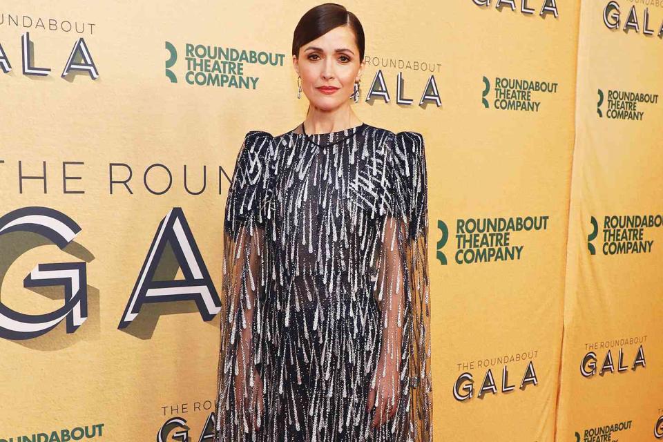 <p>Gregory Pace/Shutterstock</p> Rose Byrne attends the Roundabout Theatre Company Gala on March 4, 2024, in New York City