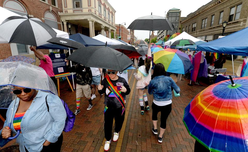Crowds attend the 2022 PrideFest in Springfield Saturday, May 21, 2022.  [Thomas J. Turney/The State Journal-Register]