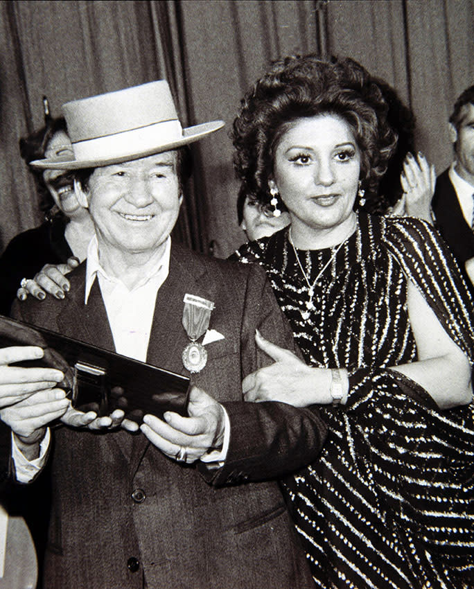 Juanito Valderrama y Dolores Abril