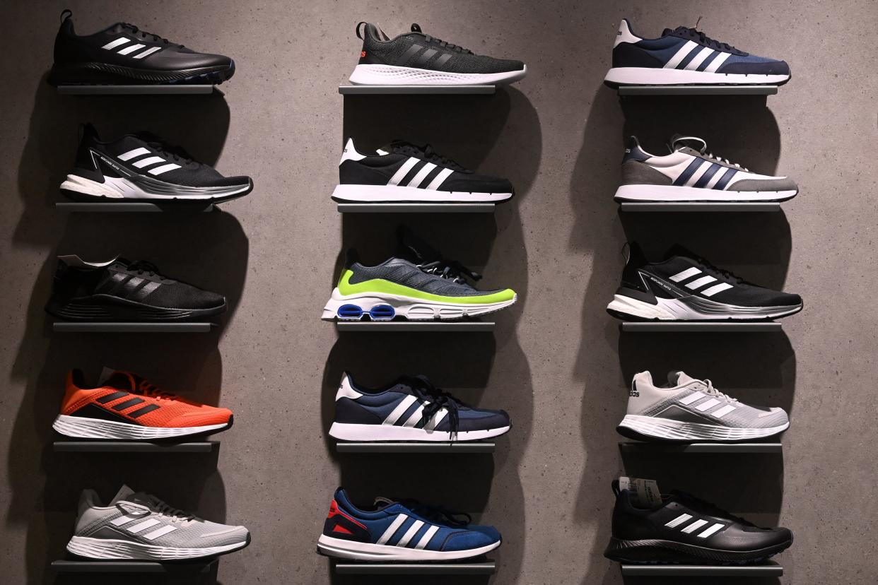 Head back to school in style and on a budget thanks to Adidas. (Photo by CHRISTOF STACHE/AFP via Getty Images)