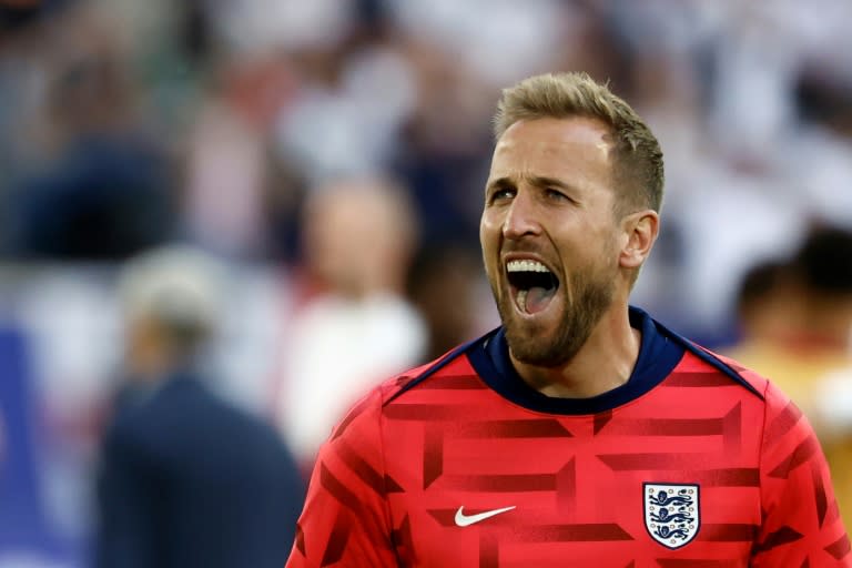 Harry Kane is aiming to lead England into a first ever major tournament final on foreign soil (KENZO TRIBOUILLARD)