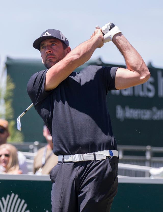 Justin Timberlake and Aaron Rodgers compete in the American Century  Championship