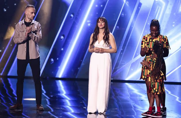 Britain's Got Talent finalists Jack Rhodes, Sydnie Christmas and Abigail & Afronitaaa