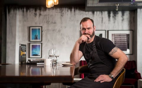 Glynn Purnell at his Michellin starred Birmingham restaurant Purnell's - Credit: Jim Varney