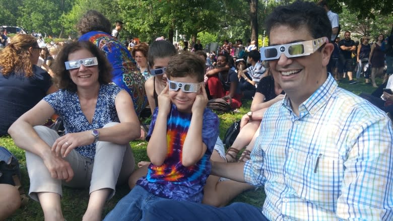 Montrealers treated to a partial solar eclipse: Watch it again here