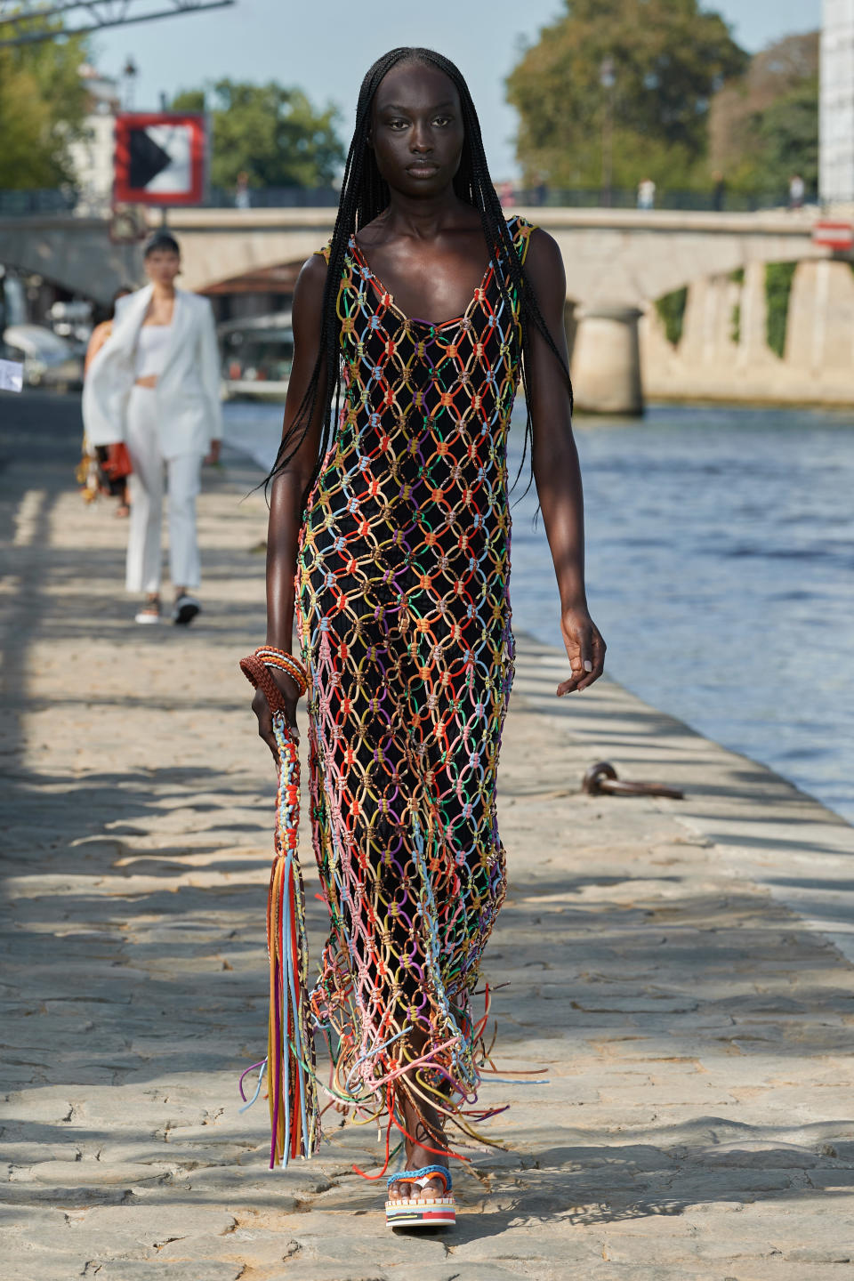 A design produced by Akanjo in Madagascar on the runway. - Credit: Courtesy of Chloé