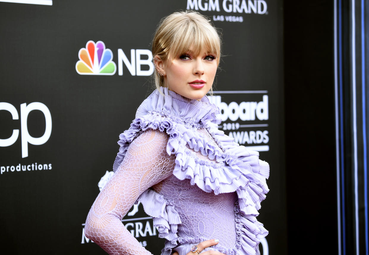 Taylor Swift attends the 2019 Billboard Music Awards (Photo by Frazer Harrison/Getty Images)