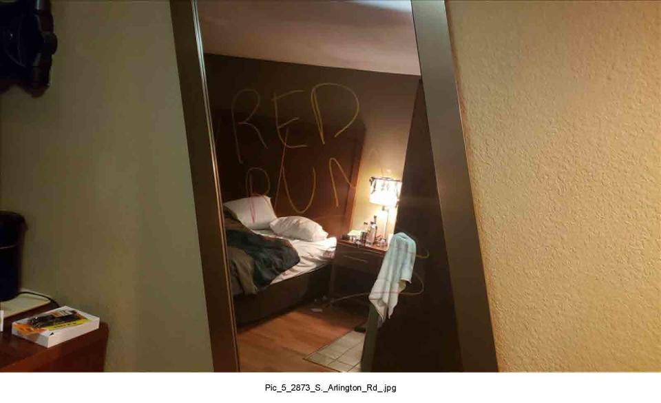 Daniel Rees wrote "REDRUM," which is murder spelled backward, on the mirror of the Springfield Township hotel room where prosecutors say he tried to take his life in March 2020 after he was questioned by detectives in a woman's 1991 killing.