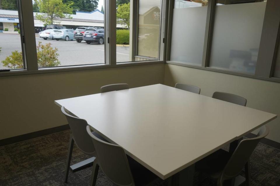 A smaller meeting room at WECU’s Birchwood Branch location will now be available for use for students in Bellingham Public Schools’ Community Transition Program. The program is designed to help special needs students transition from high school to the workforce or higher education.