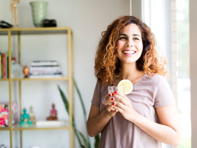 Staying hydrated is important for your overall health. (Photo: Jessica Peterson via Getty Images)