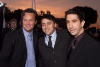 <p>Matthew Perry, Matt LeBlanc und David Schwimmer ließen sich die People's Choice Awards auch 2001 nicht entgehen.</p> 