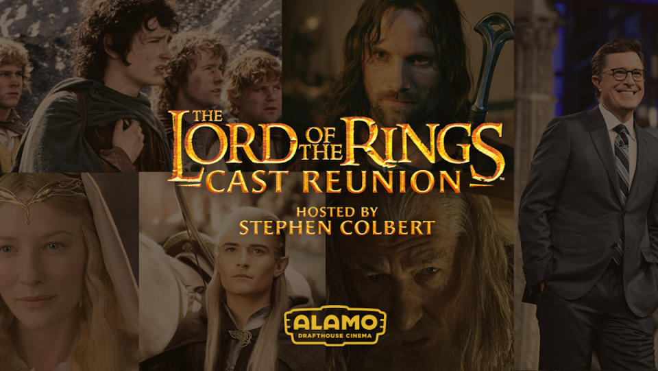 Lord of the Rings cast reunion key art