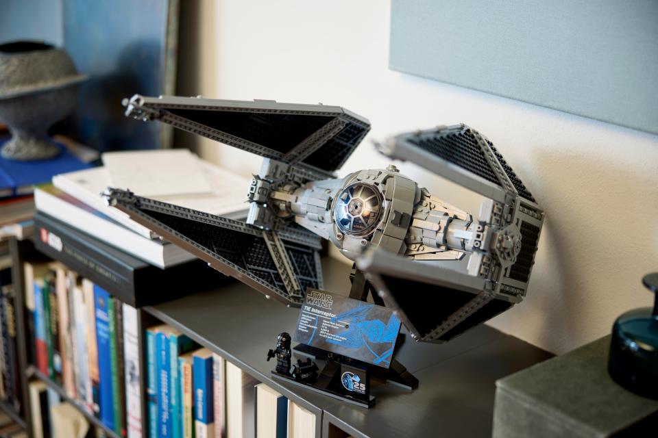 A buildable new TIE Interceptor is Lego's latest offering for Star Wars Day.