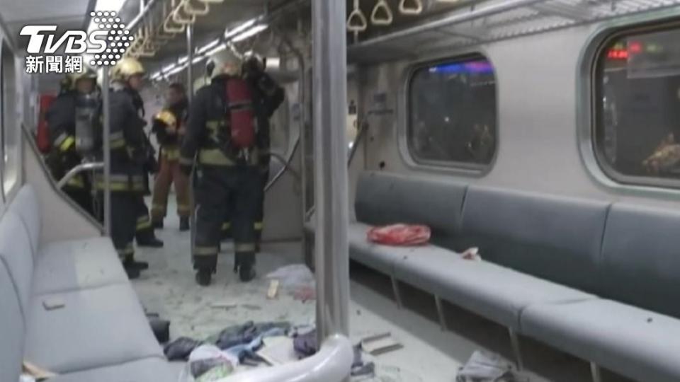 台鐵1258次區間車爆炸事故。（圖／TVBS資料畫面）