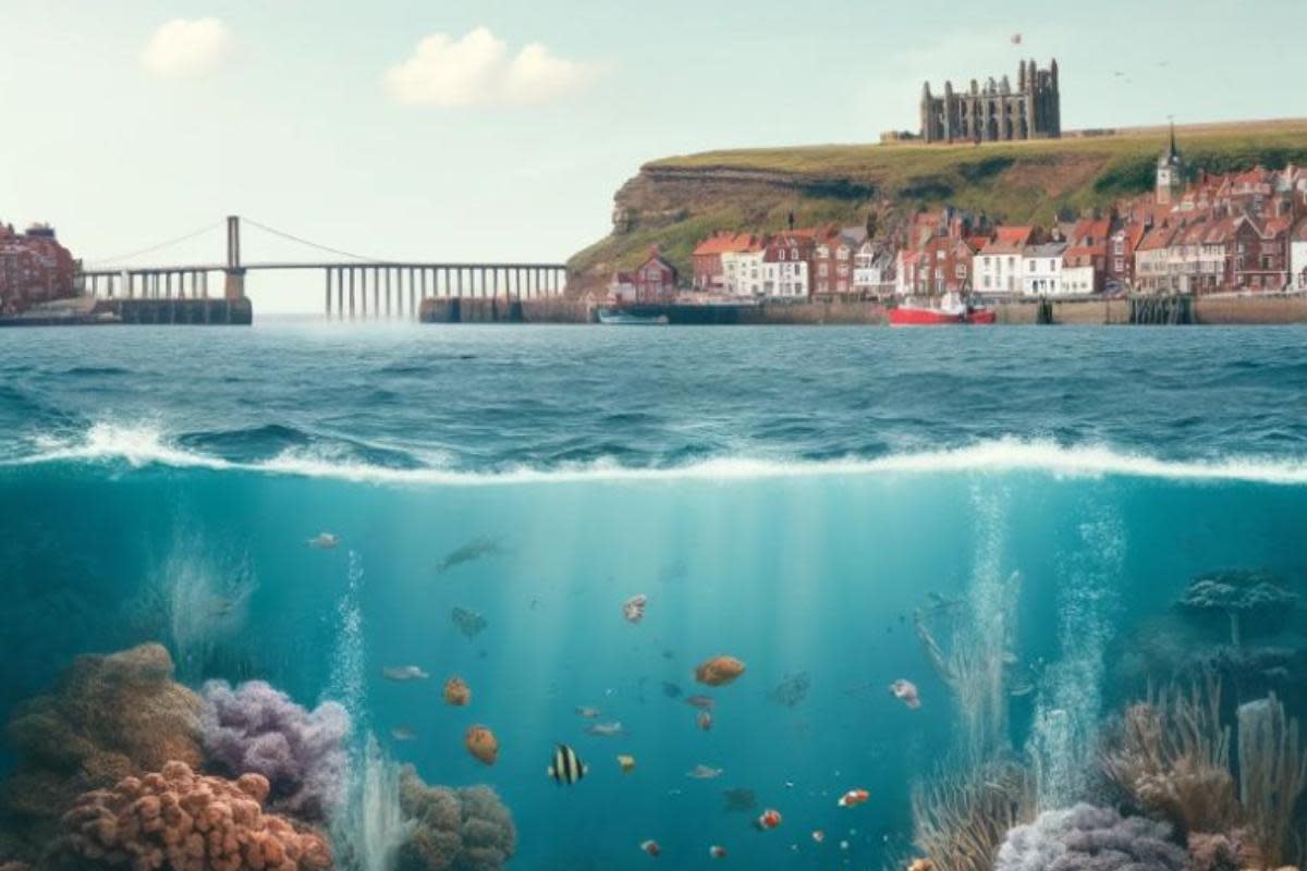 How experts believe Whitby could look in 50 years <i>(Image: Ocean Science & Technology)</i>