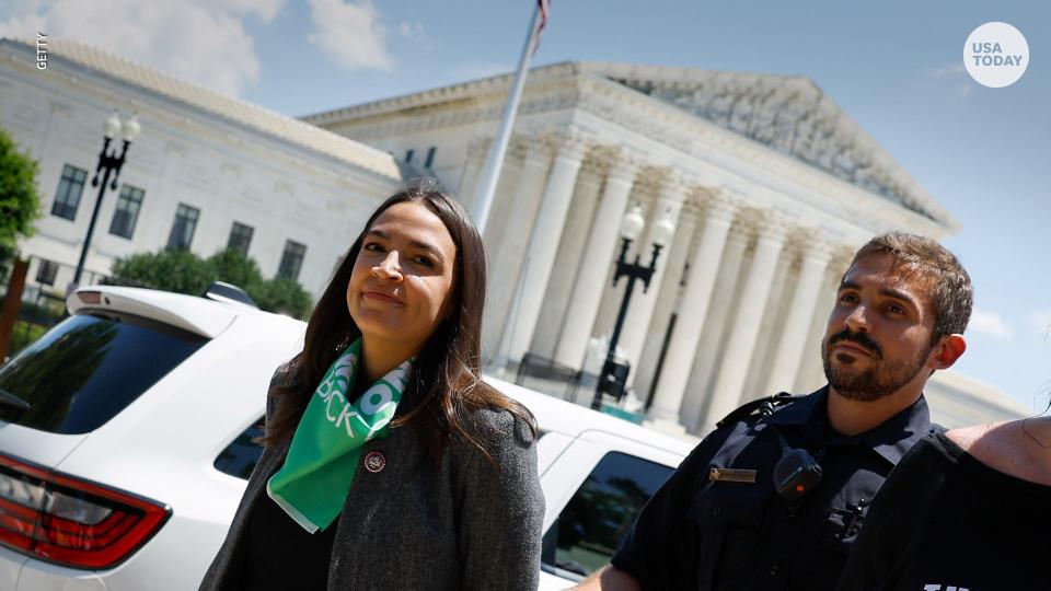 Democratic members of Congress arrested during abortion rights protests at Supreme Court