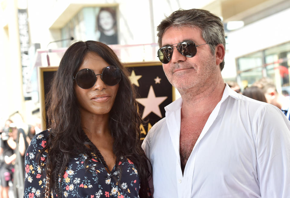 HOLLYWOOD, CA - AUGUST 22: Sinitta and Simon Cowell attend the ceremony honoring Simon Cowell with star on the Hollywood Walk of Fame on August 22, 2018 in Hollywood, California.  (Photo by Axelle/Bauer-Griffin/FilmMagic)