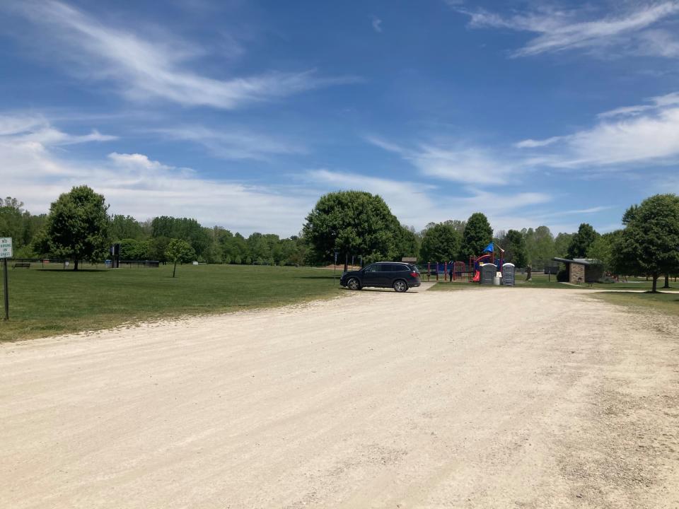 The parking lot at Raccoon Valley Park, picture here, as well as the one at Wildwood Park will be paved. The work is slated to start June 5.