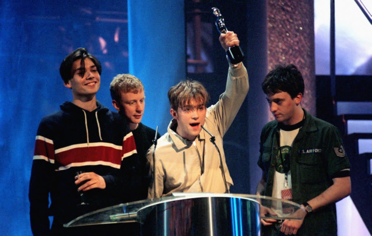 Dave Rowntree, second left, with Blur. Could he be Mid-Sussex’s next MP? (PA)